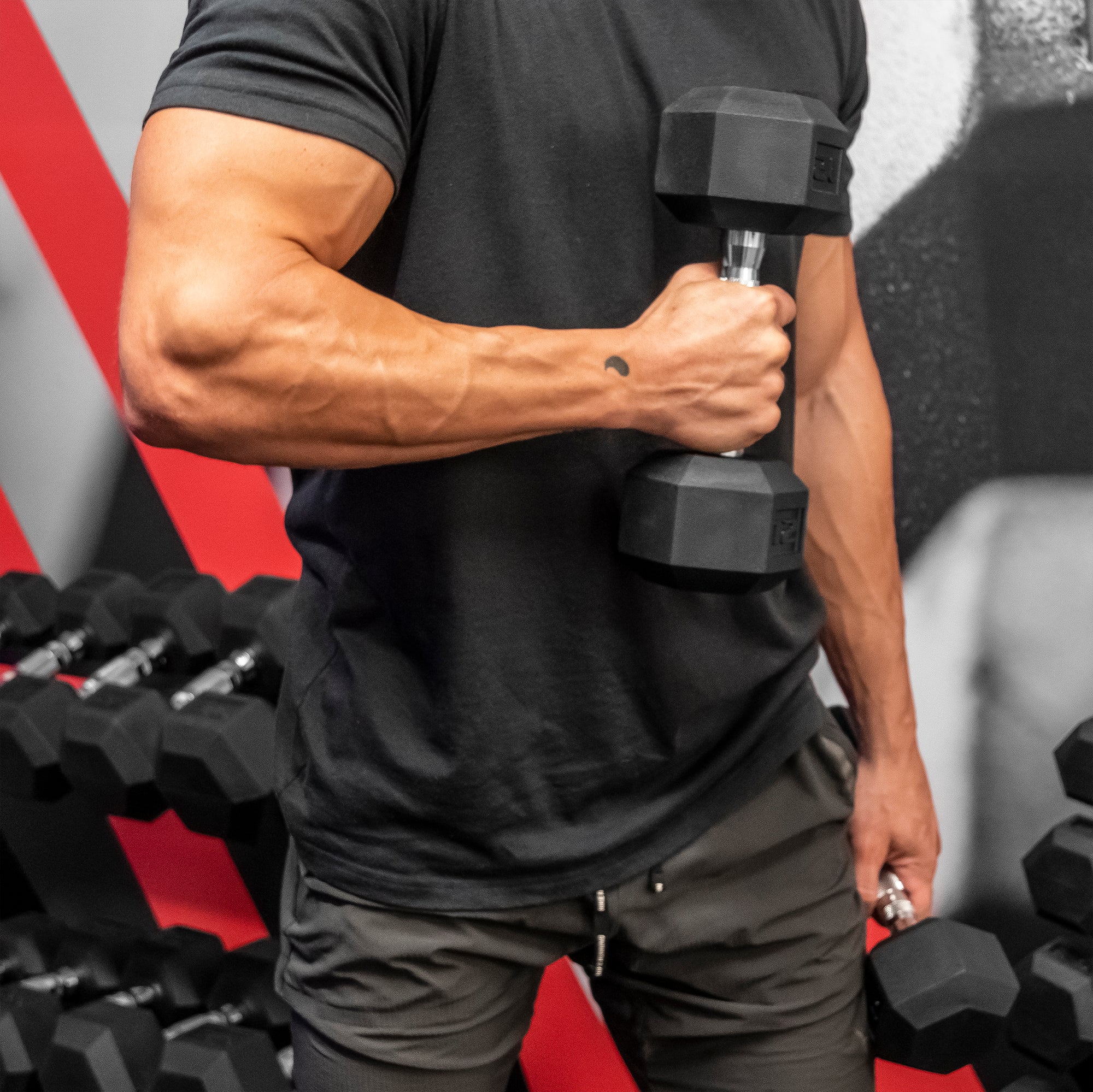 MANCUERNAS HEXAGONALES DE 7 PARES (5-35 LB) CON RACK