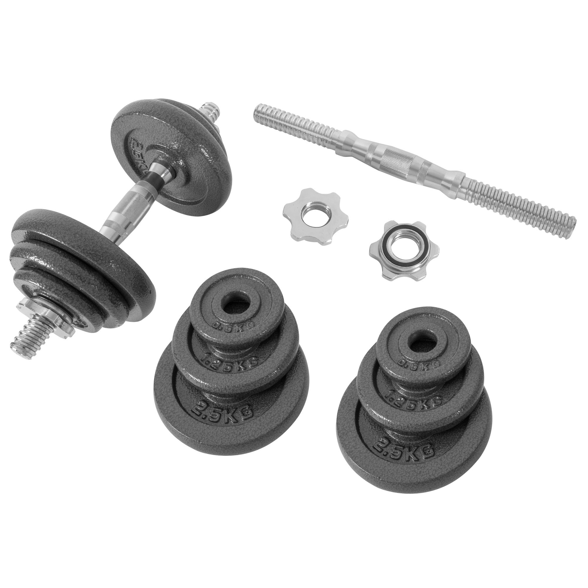 JUEGO DE MANCUERNAS AJUSTABLES IRON 20 KG